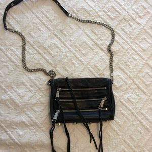 Rebecca Minkoff “Malaga” mini 5-zip crossbody